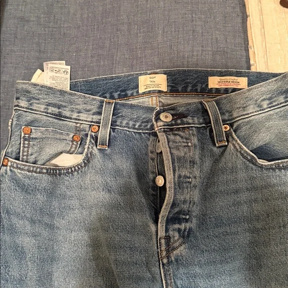 Levi’s 501 90’s fresh plan selvage denim - Picture 6 of 9